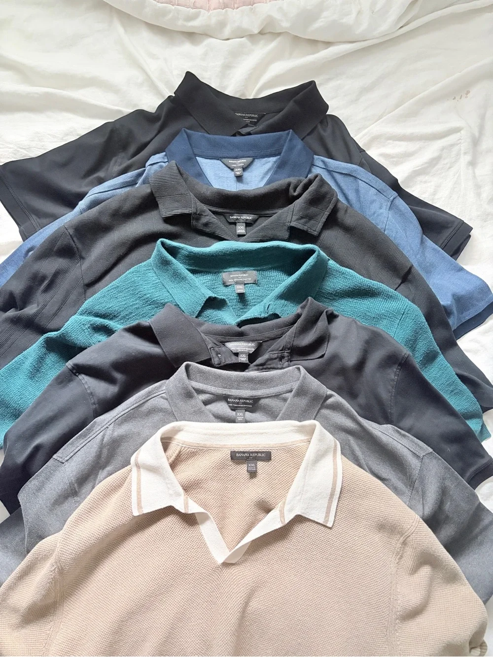NWWT/NWT Banana Republic Mens XXL Polo & Knit Shirt Mega Bundle (6 Pack)